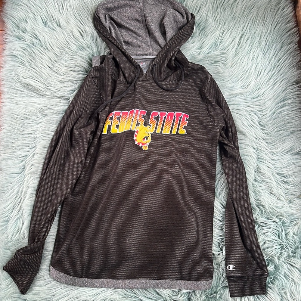 Ferris State Bulldogs Champion Ladies cross back hoodie